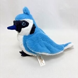Dee Dee Collectors Choice Blue Jay Bird Realistic Plush Stuffed‎ Singing Works